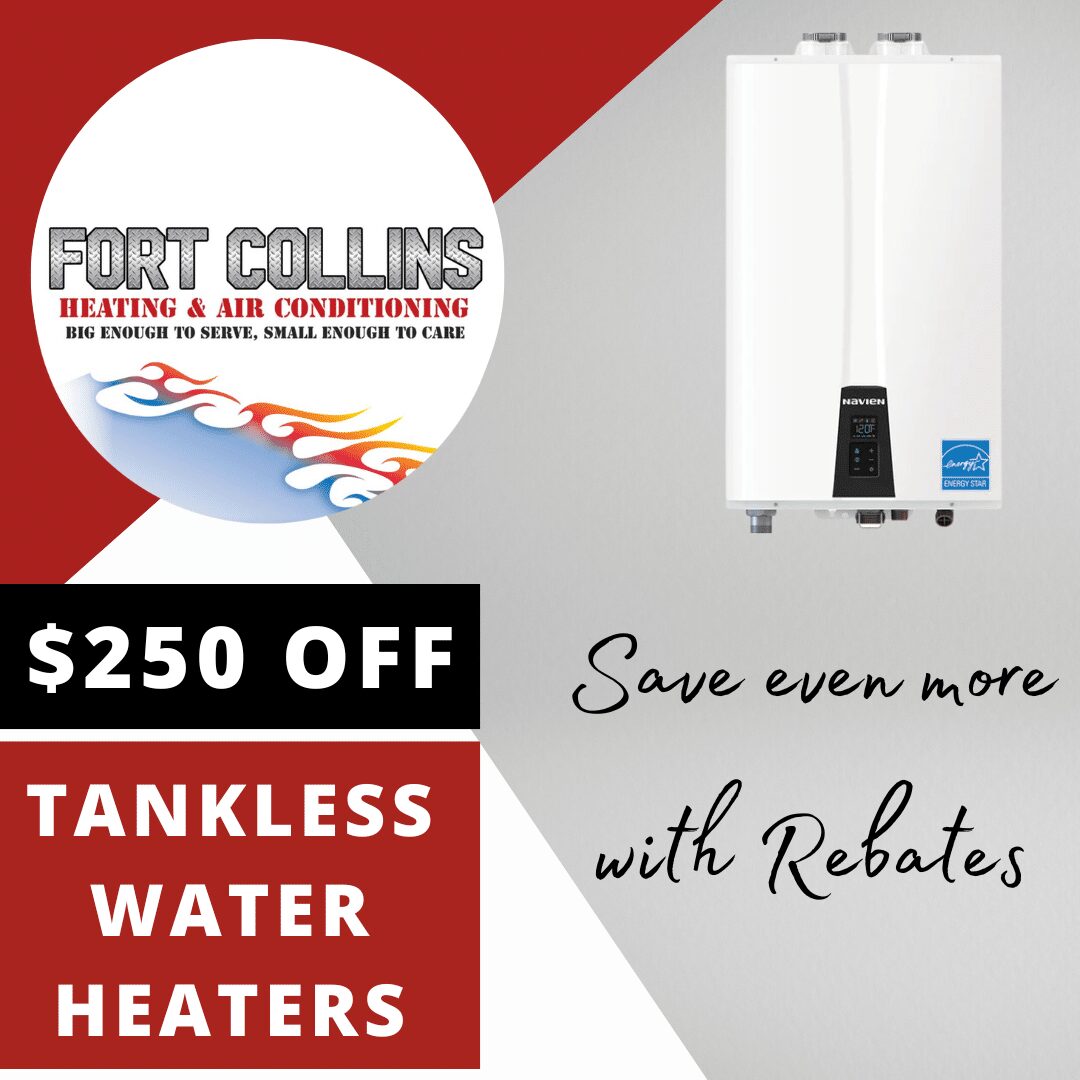 $250 Off Tankless Water Heaters